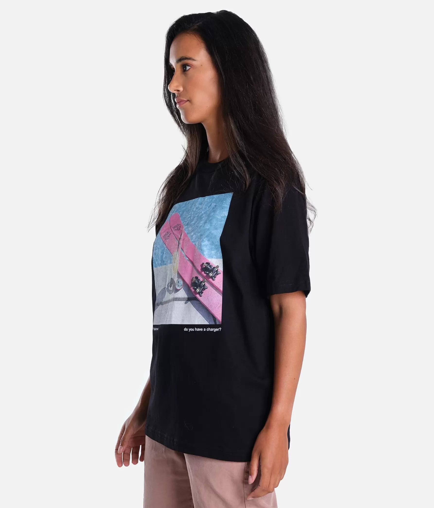 Femme Black Crows Corvus Freebird Motto Premium Organic Tee